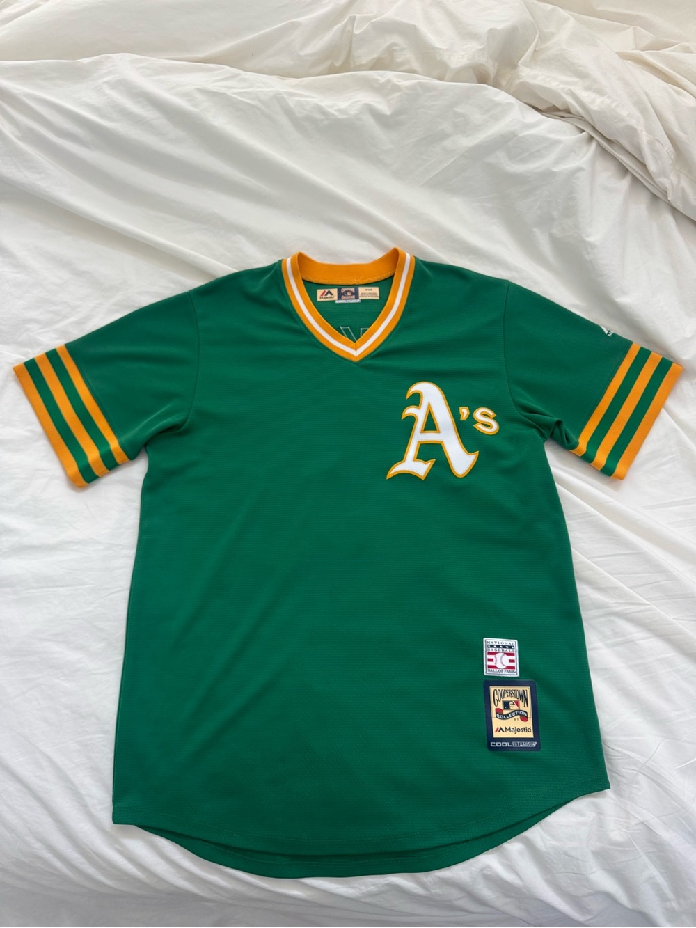 Reggie Jackson #9 Oakland A’s Majestic Cooperstown Collection Jersey - Medium
